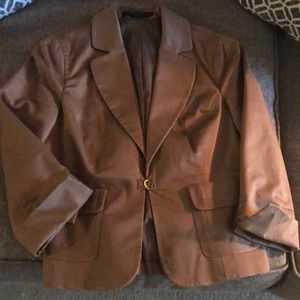 Camel brown cotton jacket
